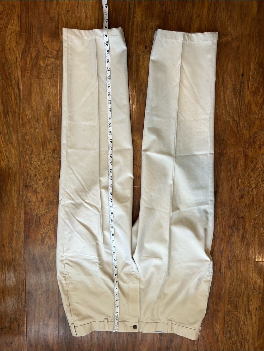 Brooks Brothers Men's Front Pleated Dress Pants 100% Cotton Pockets Luxury - Picture 8 of 12